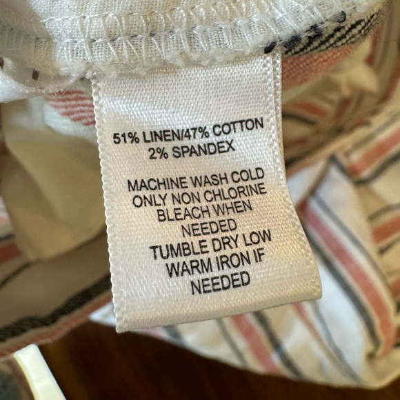 Extremely comfortable Loft Linen/Cotton blend flowy pants, sz 2! - Picture 5 of 7